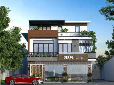 Chi tiết từ A đến Z về mẫu quán café kết hợp nhà ở