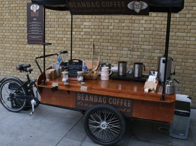 Những mẫu xe đẩy cafe đẹp nên tham kham khảo