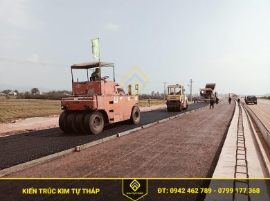 Các bước rải thảm bê tông nhựa nóng trong thi công đúng tiêu chuẩn