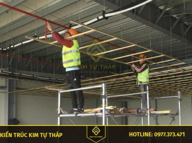 Thi công trần thạch cao nhà xưởng, kho chứa hàng hóa chất lượng và chuyên nghiệp