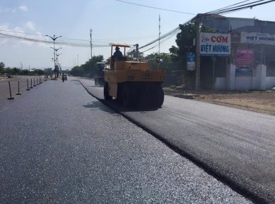 Quy trình thi công đường nhựa bê tông, bảo dưỡng mặt đường