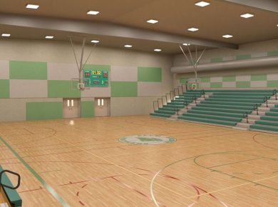 Tìm hiểu quy trình thi công sân nhà thi đấu diễn ra như thế nào?