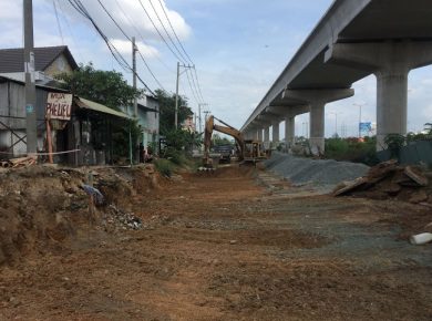 Tìm hiểu trình tự thi công phần đường gồm các bước cụ thể sau