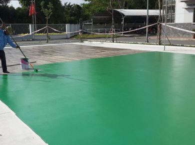 Quy trình thi công sơn sân bóng chuyền đạt tiêu chuẩn quy định mới nhất 2022