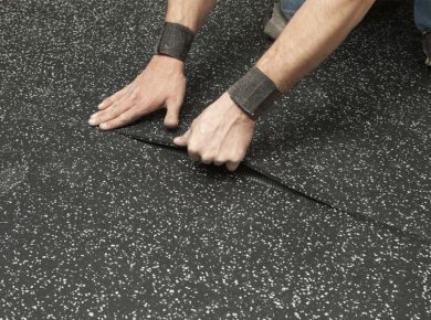 Thông tin cần biết về thảm cao su phòng gym