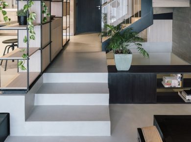 Tìm hiểu trang trí bậc tam cấp trong phòng khách